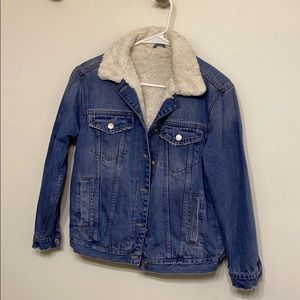 Fur Lining Jean Jacket